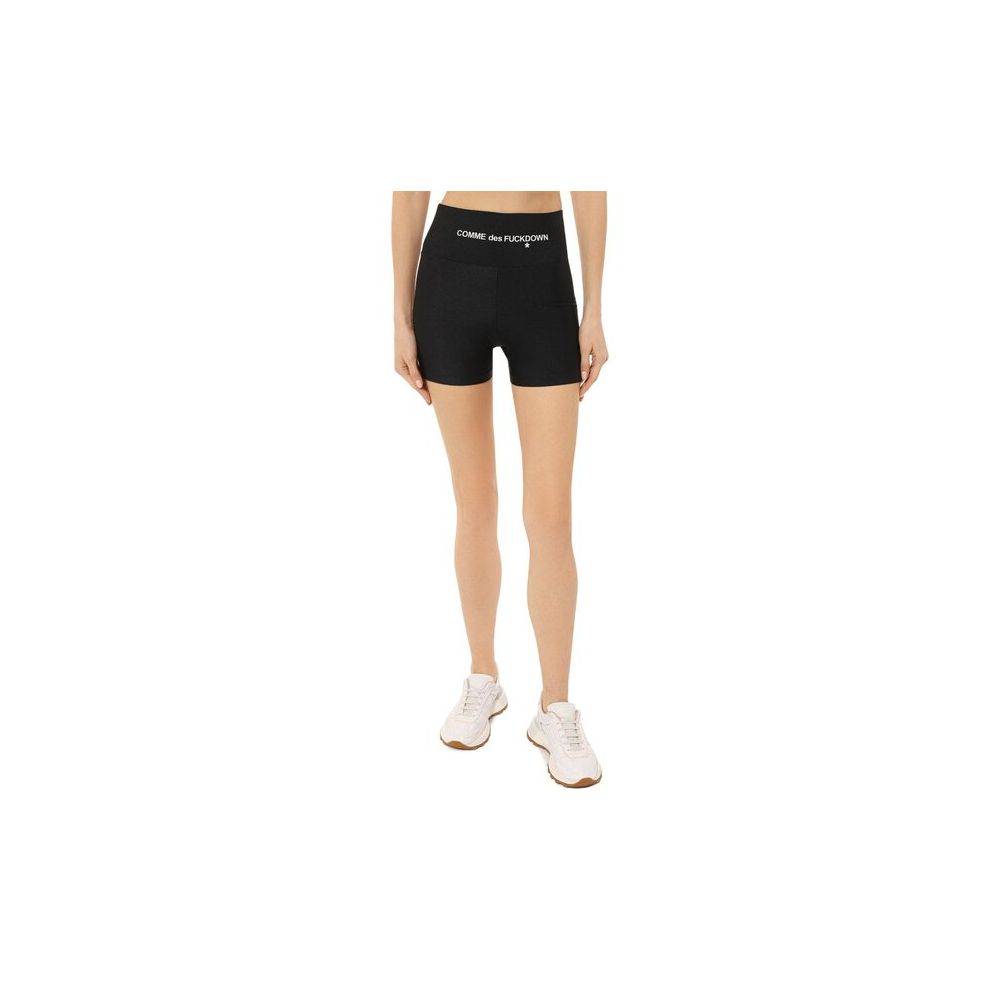 Comme Des Fuckdown – Schwarze Nylon-Shorts