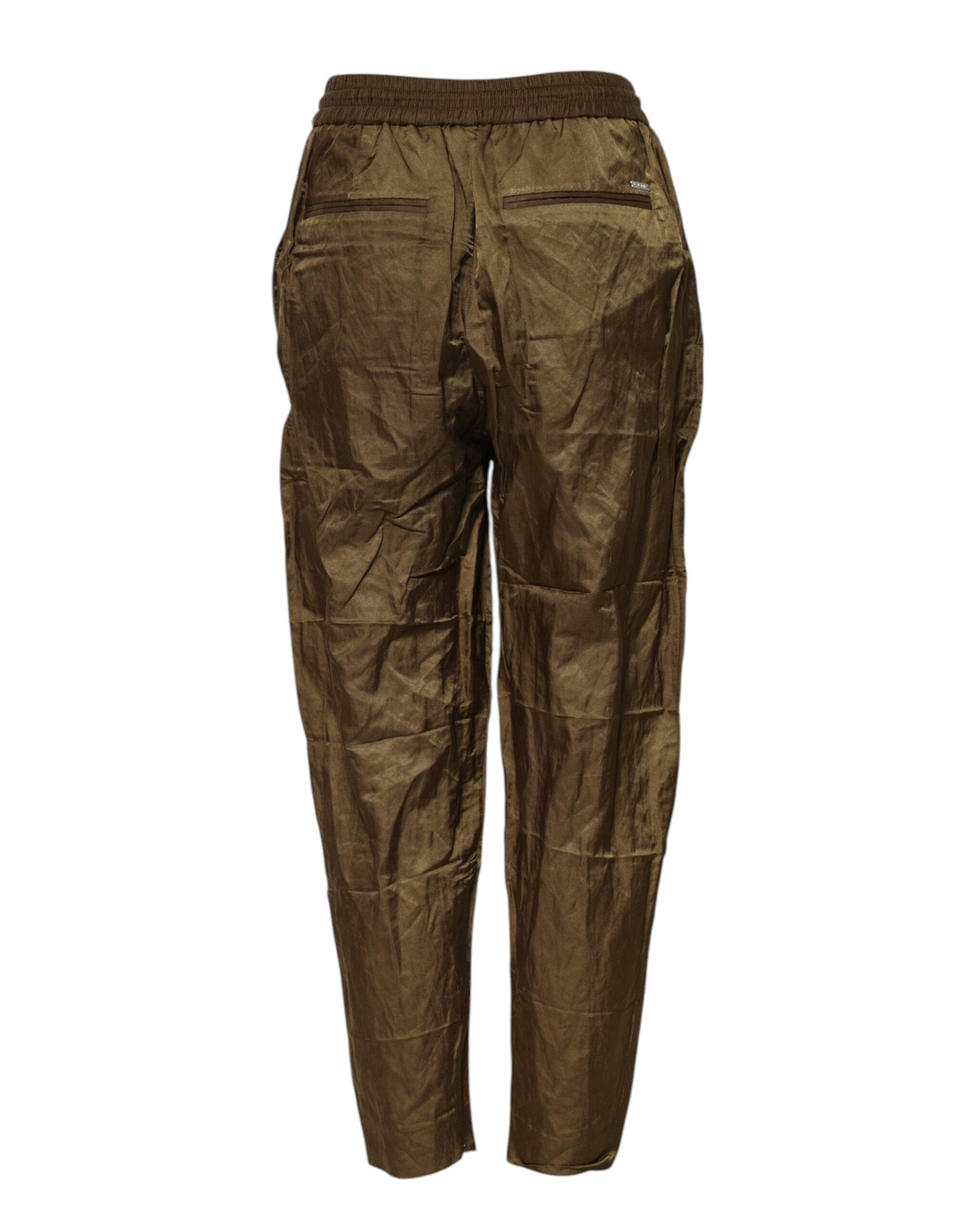 Dsquared² Pantalon de survêtement brun taille mi-haute pour femme