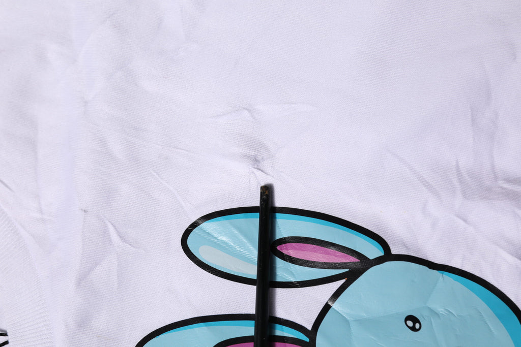 T-shirt col rond Dolce & Gabbana en coton blanc à imprimé graphique
