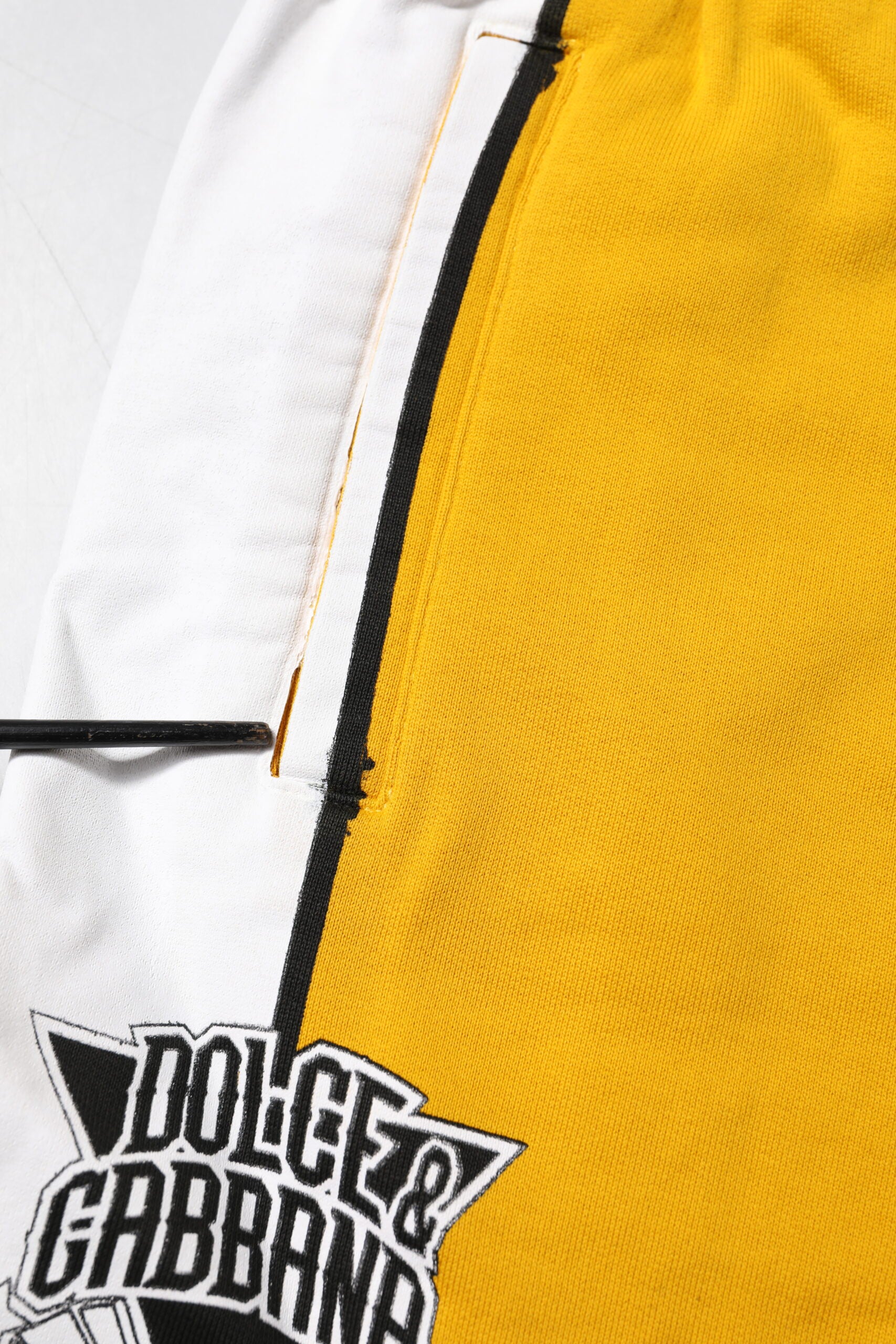 Dolce & Gabbana Yellow Cotton Sweatpants Jogger Trouser Pants