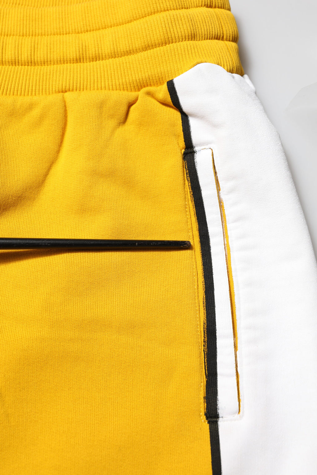 Dolce & Gabbana Pantalon de jogging en coton jaune imprimé