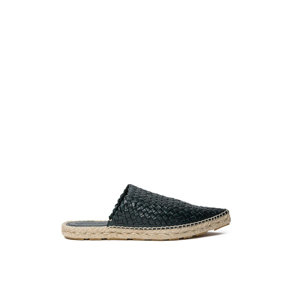 Espadrilles Bottega Veneta en cuir vert