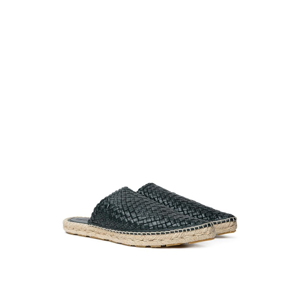 Espadrilles Bottega Veneta en cuir vert