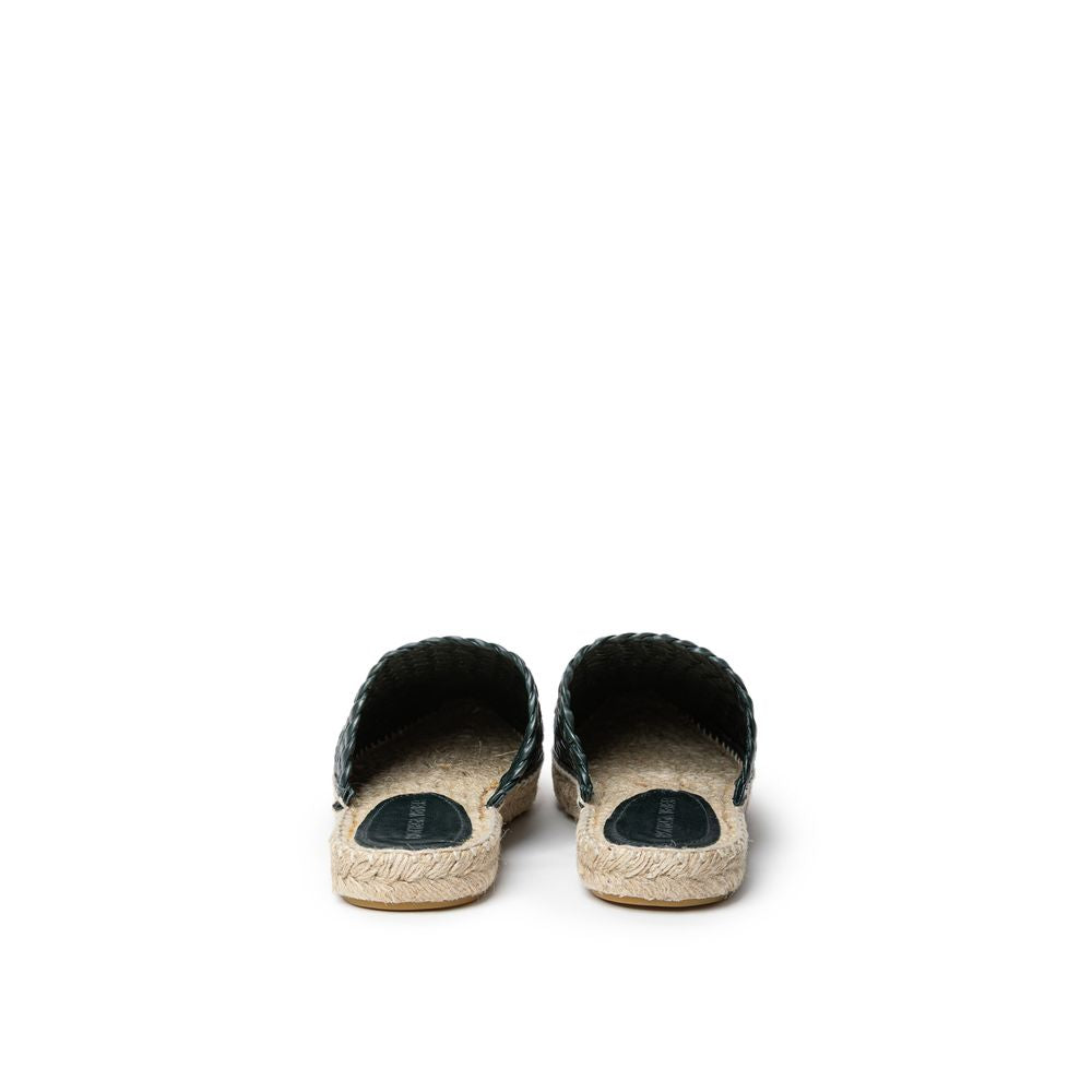 Espadrilles Bottega Veneta en cuir vert