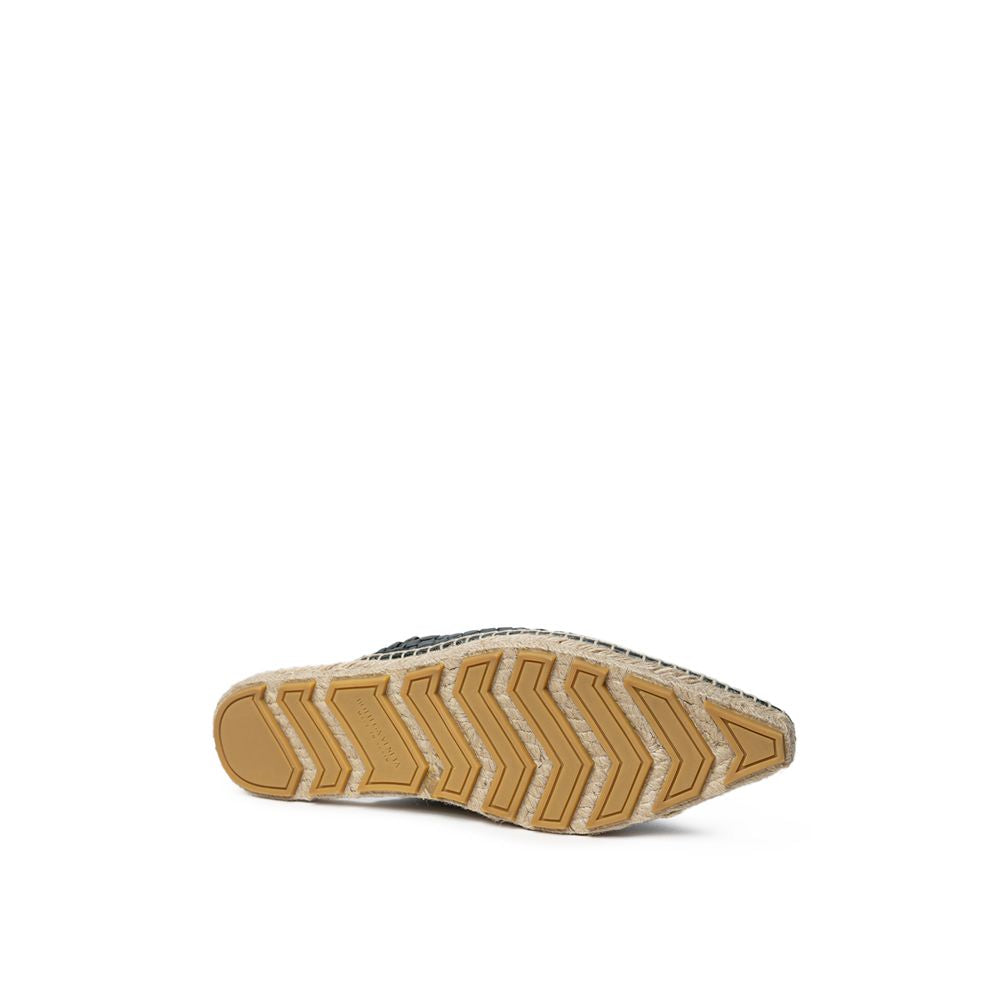 Espadrilles Bottega Veneta en cuir vert