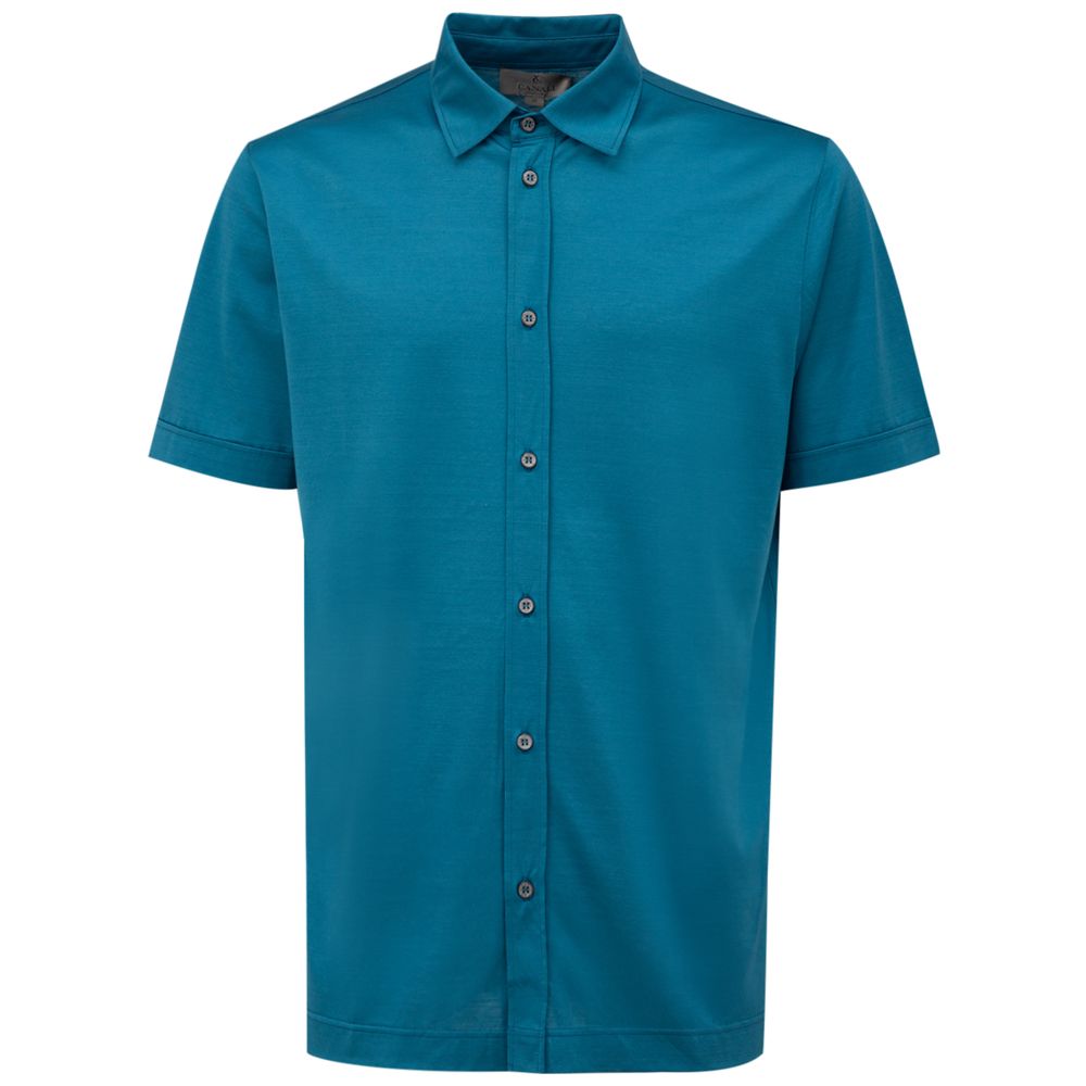 Blaues Baumwollhemd von Canali