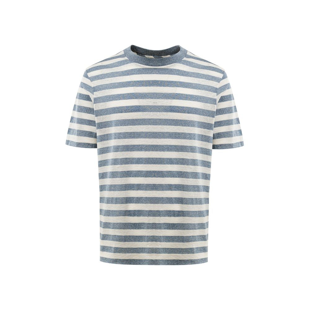 T-shirt Gran Sasso en coton bleu