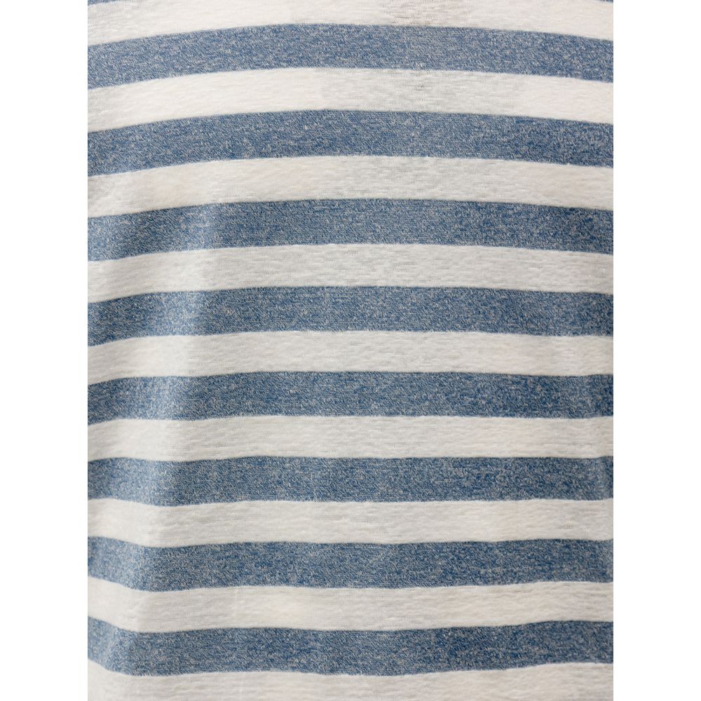 T-shirt Gran Sasso en coton bleu