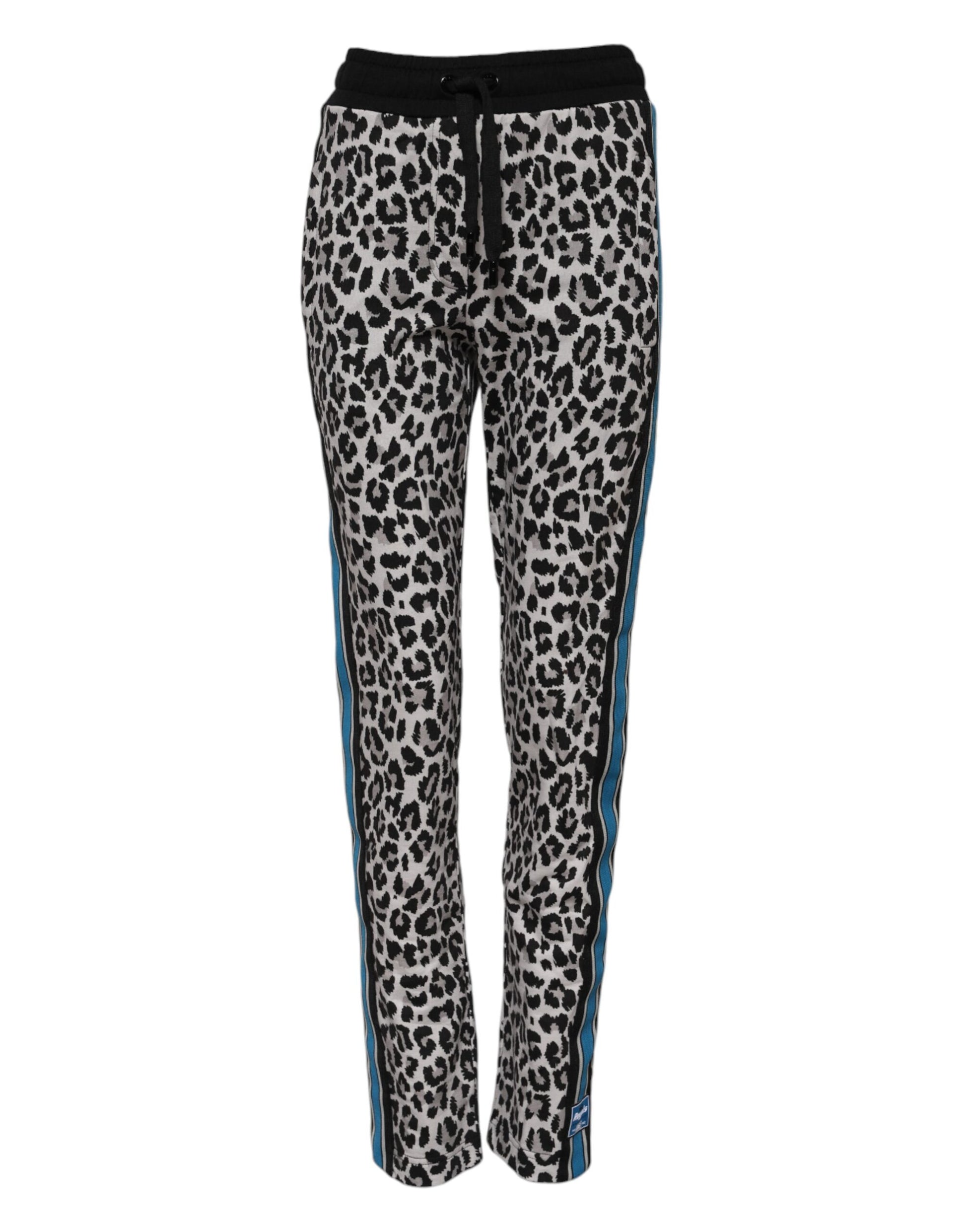 Pantalon de jogging multicolore à imprimé léopard #DGMillennials Dolce & Gabbana