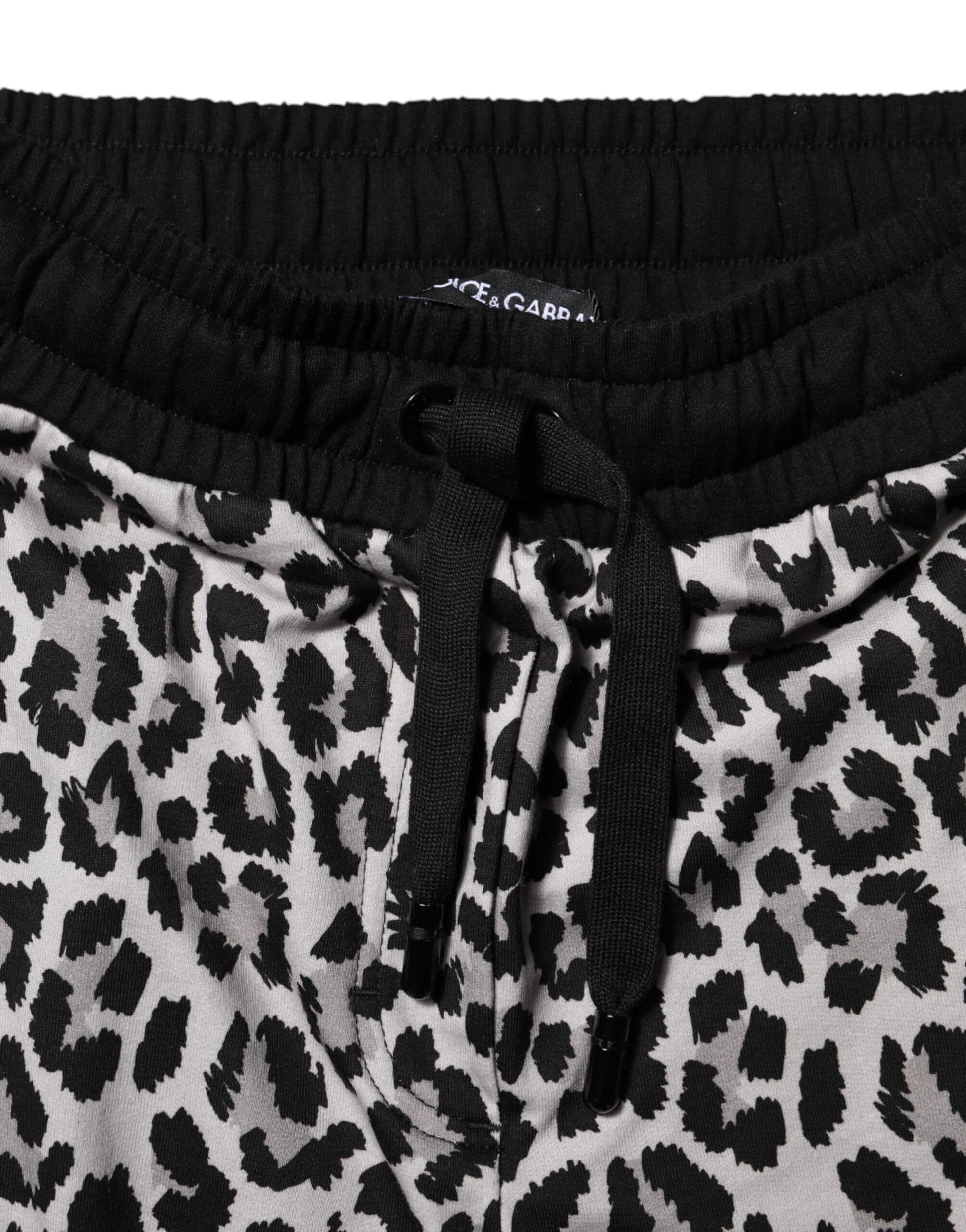 Pantalon de jogging multicolore à imprimé léopard #DGMillennials Dolce & Gabbana
