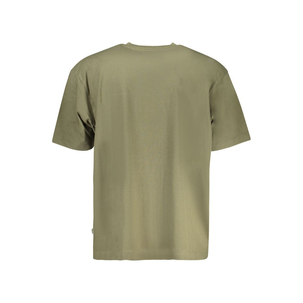 T-shirt en coton vert Guess pour homme