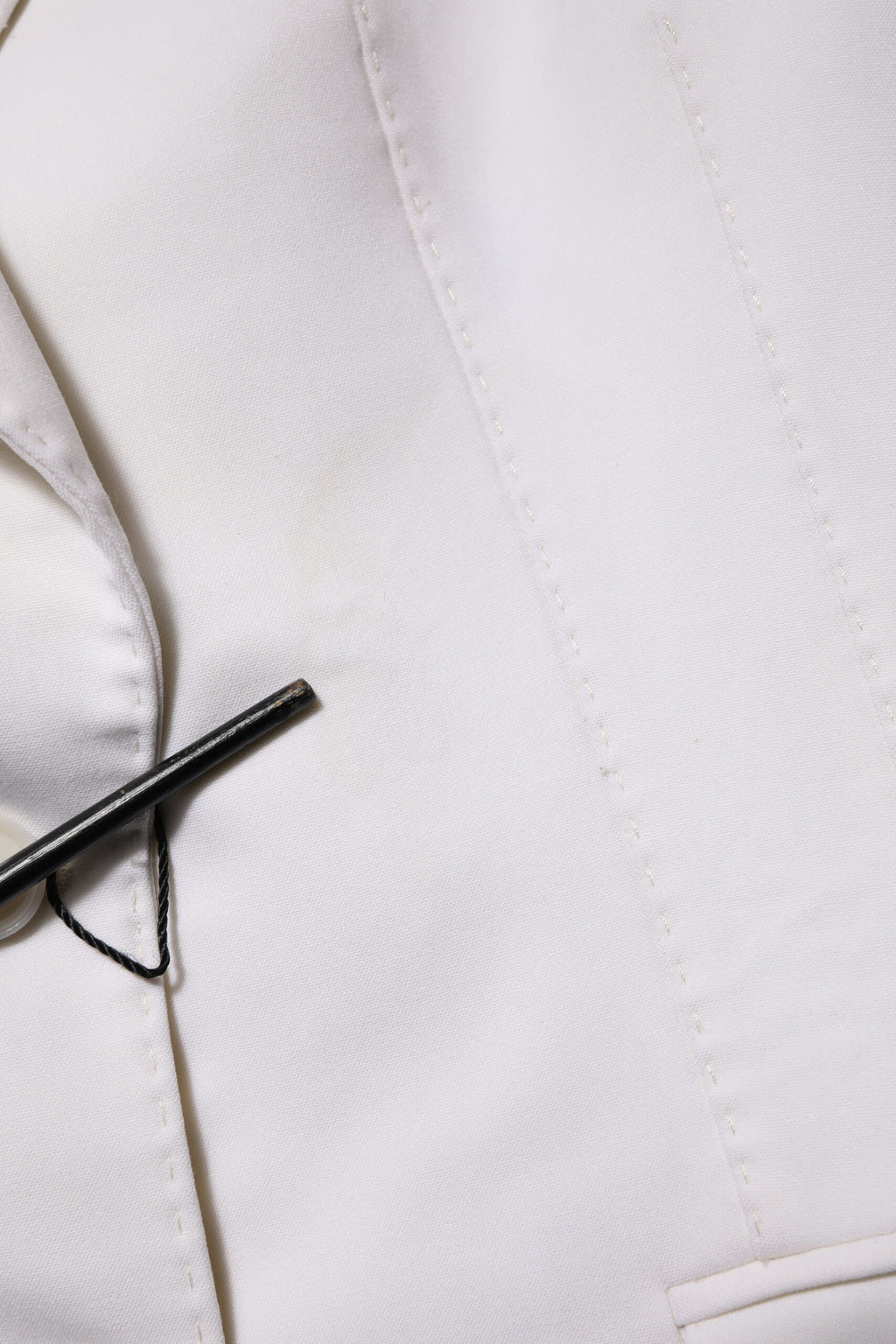 Manteau-Veste Femme Dolce & Gabbana Blanc Laine Simple Boutonnage