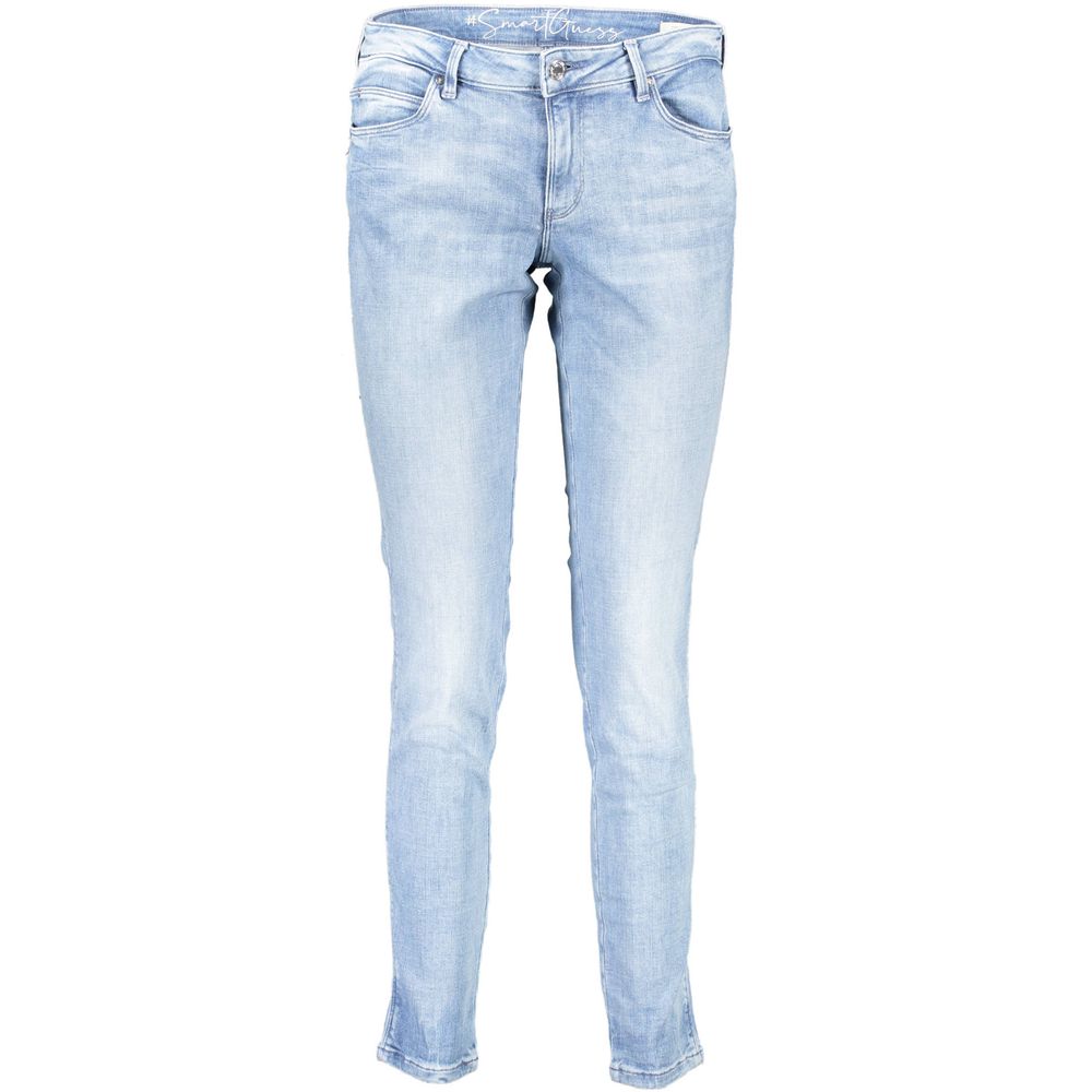 Jean Guess Azzurro en coton biologique pour femme