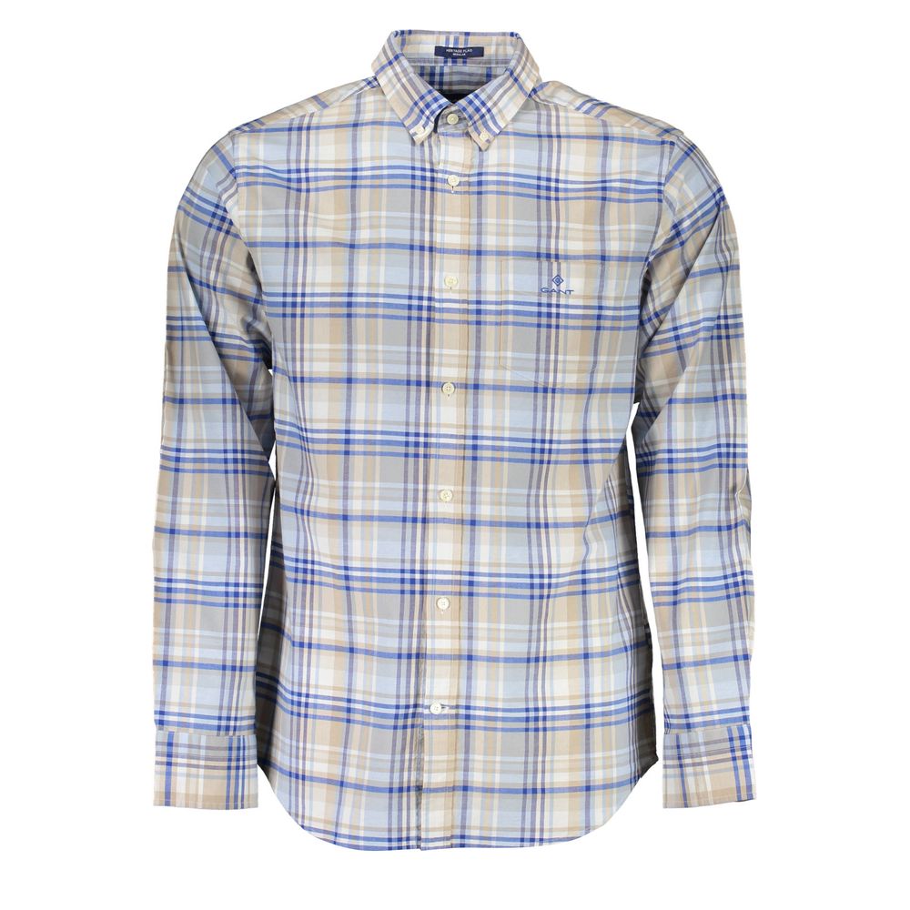 Gant Azzurro Organic Cotton Men Shirt