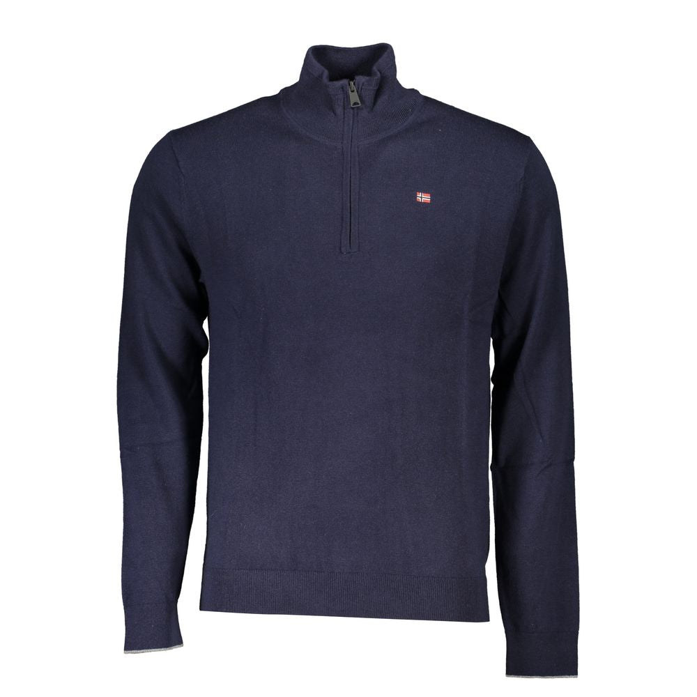 Napapijri Pull Homme en Tissu Bleu