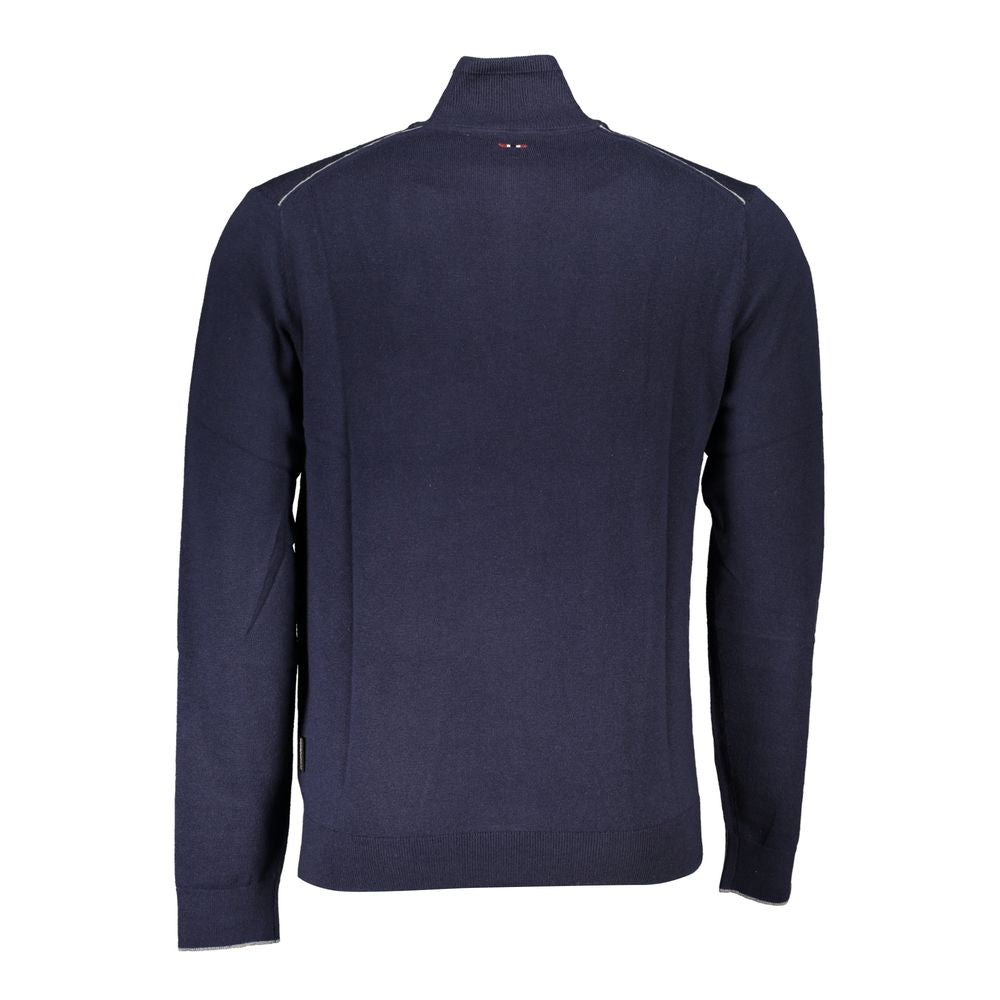 Napapijri Pull Homme en Tissu Bleu