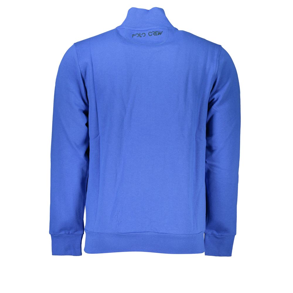 Sweat-shirt en coton bleu La Martina pour homme