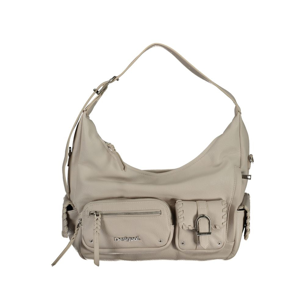 Sac à main Desigual blanc en polyuréthane pour femme