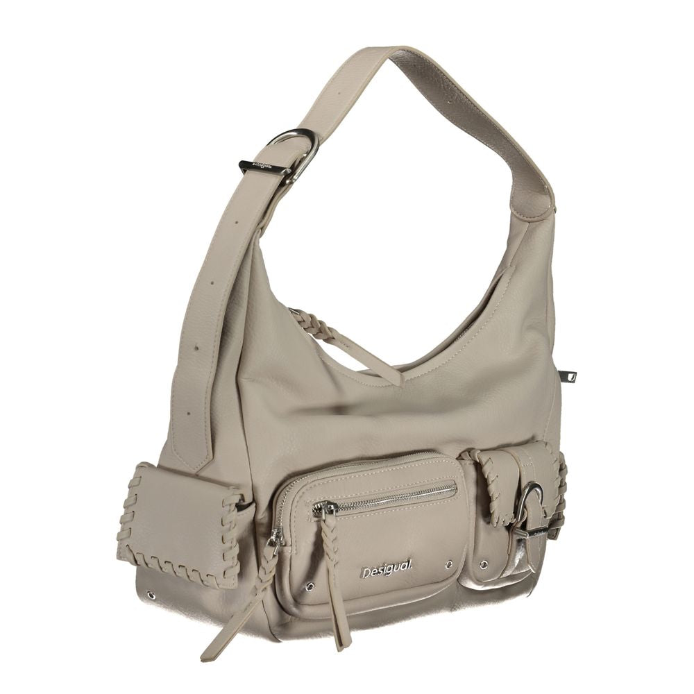 Sac à main Desigual blanc en polyuréthane pour femme