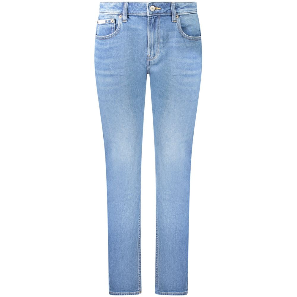 Jean femme en coton bleu Calvin Klein