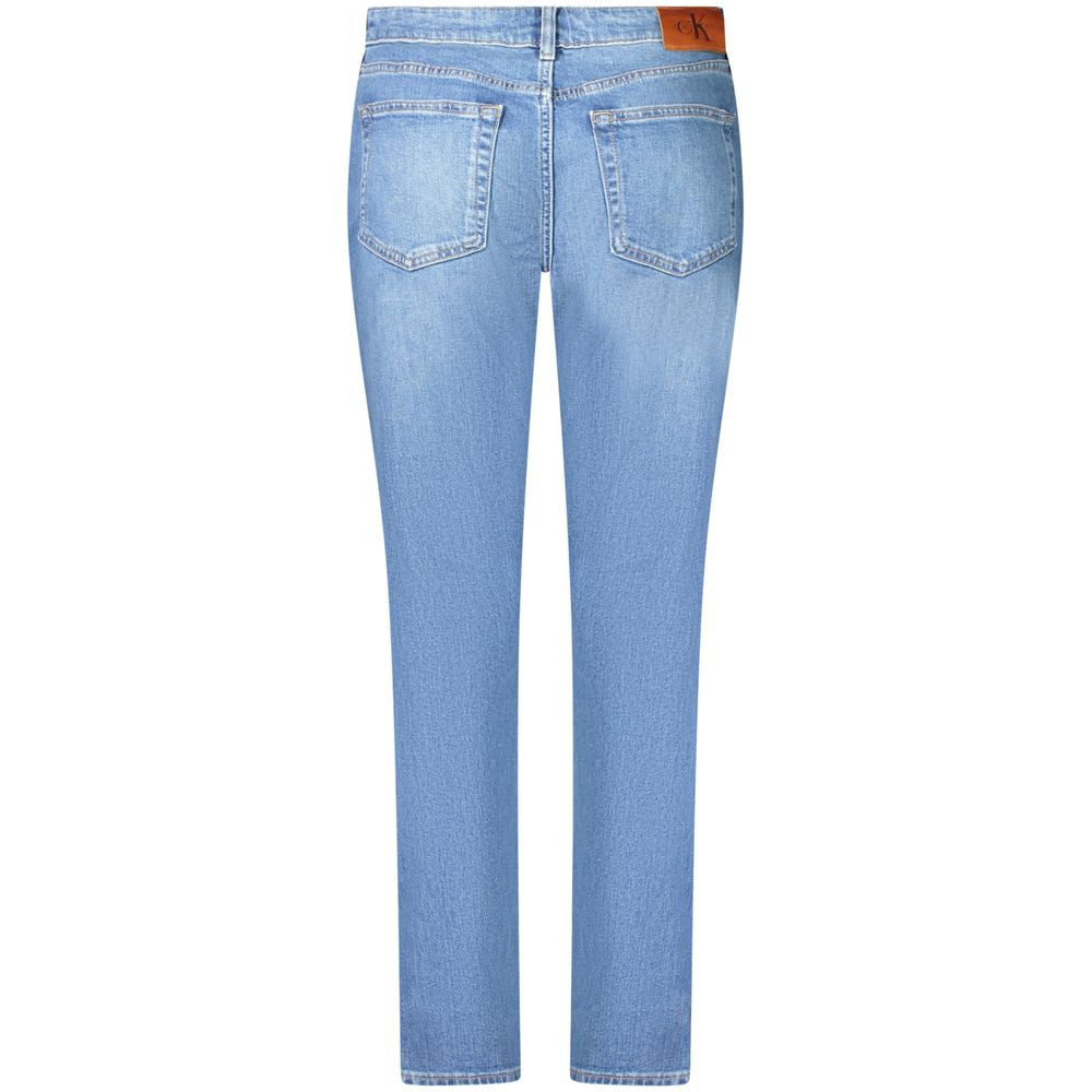 Jean femme en coton bleu Calvin Klein