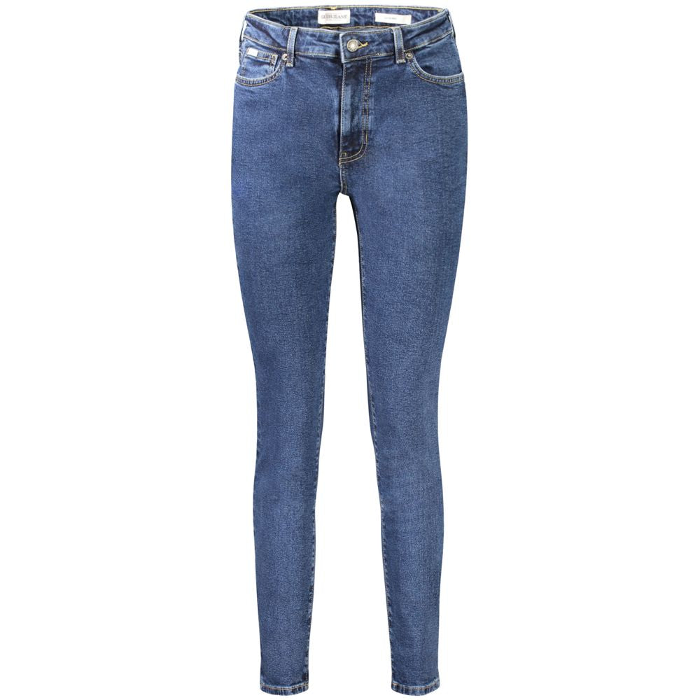 Jean skinny en coton bleu pour femme Guess