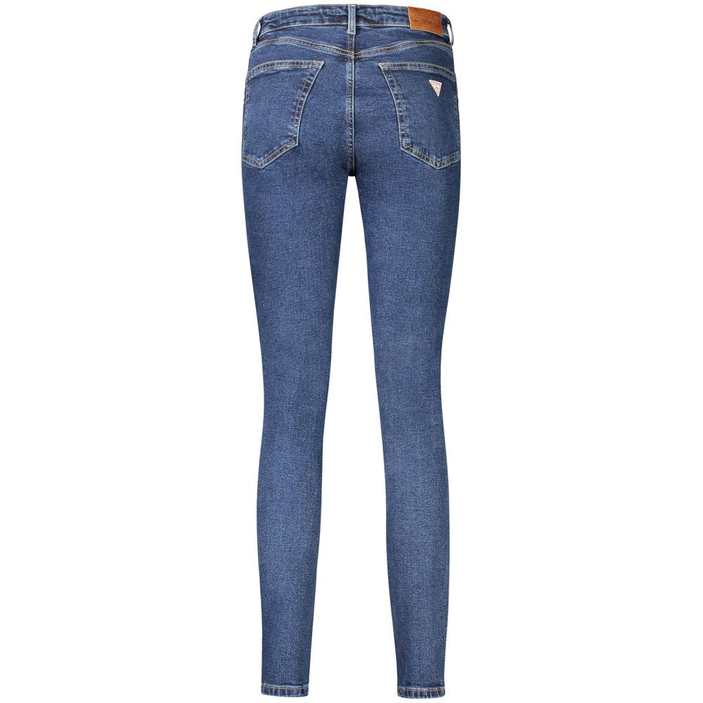 Jean skinny en coton bleu pour femme Guess