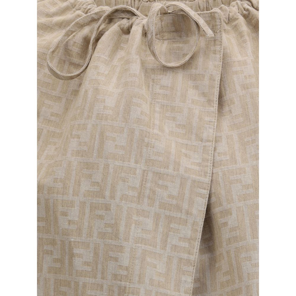 Fendi Beige Cotton Cloacks