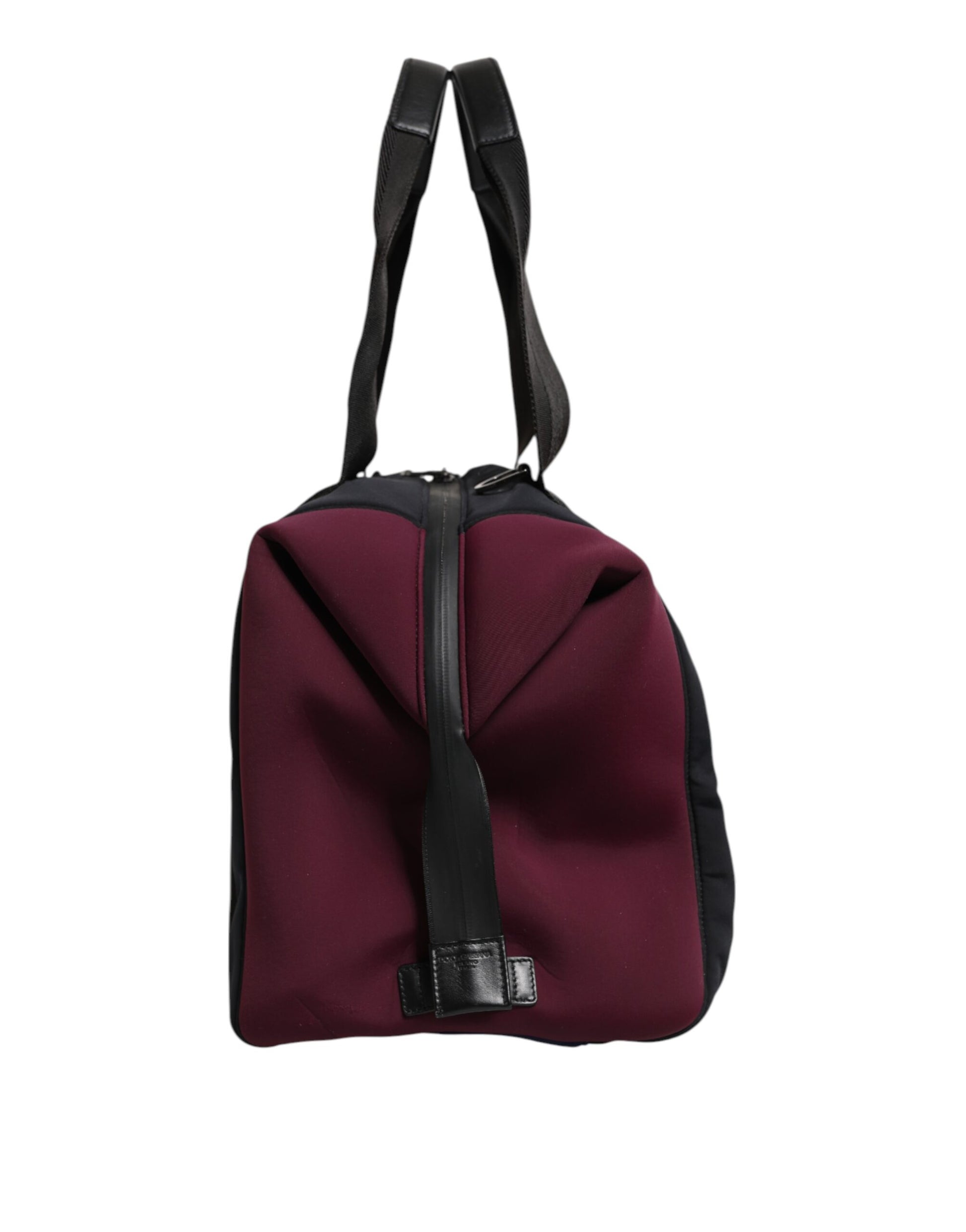 Dolce &amp; Gabbana – Reisetasche mit Schulterriemen und schwarzem Kastanienbraun
