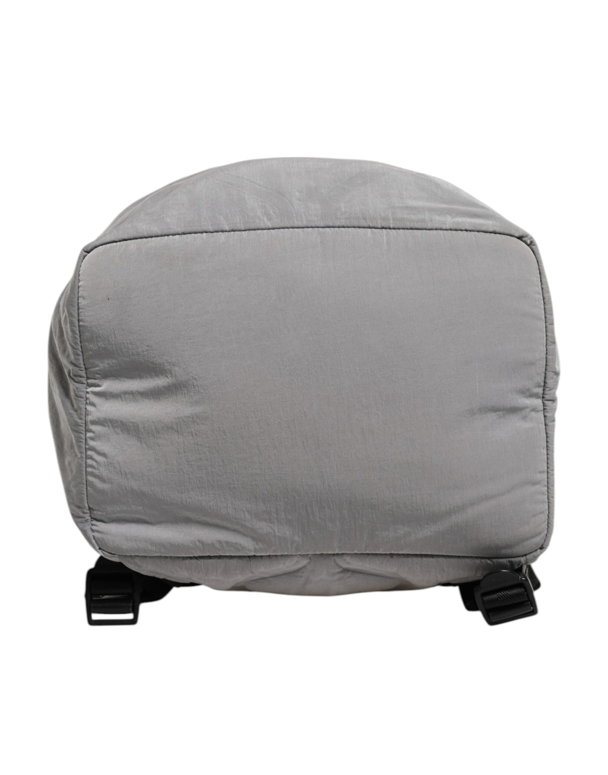 Dolce &amp; Gabbana Grauer Reiserucksack mit Kordelzug und Milano-Print