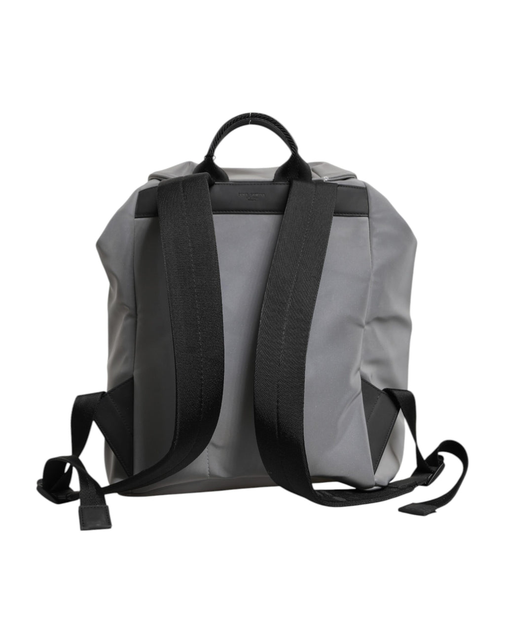 Dolce &amp; Gabbana – Rucksack mit Kordelzug und Reflektorschnallen in Grau von Palermo