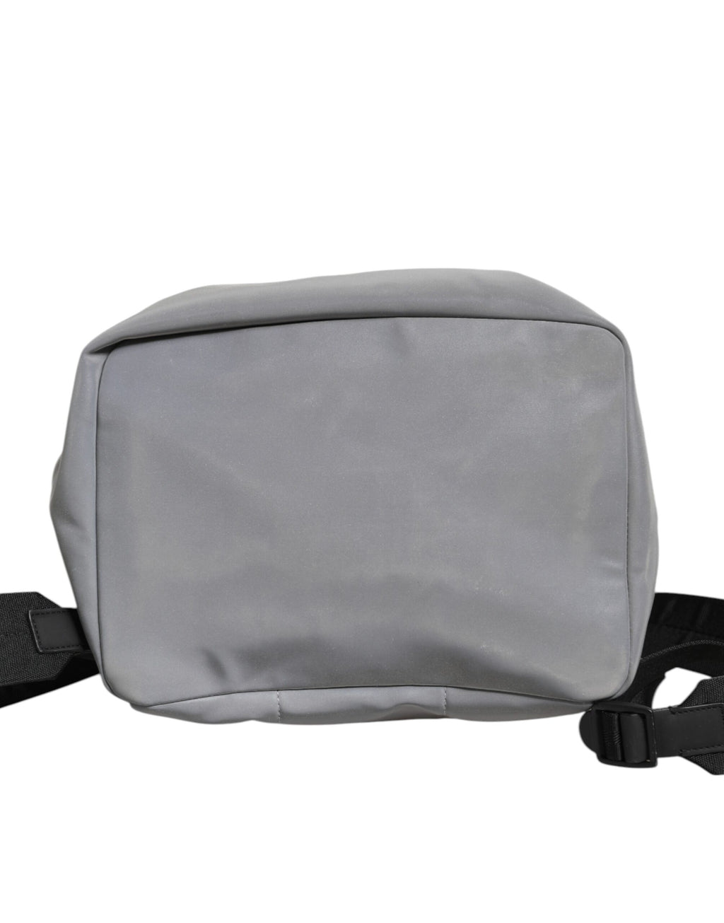 Dolce &amp; Gabbana – Rucksack mit Kordelzug und Reflektorschnallen in Grau von Palermo