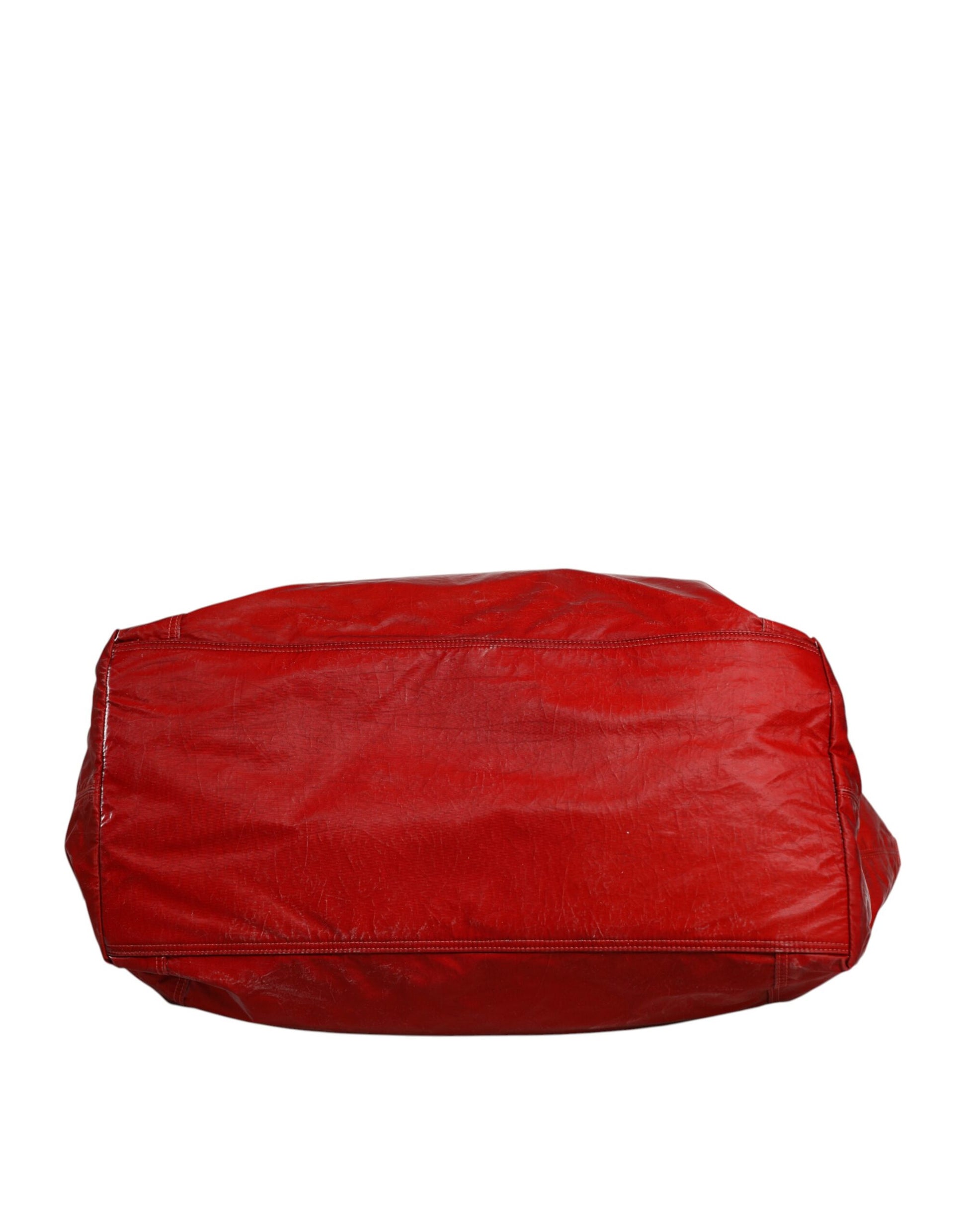 Dolce &amp; Gabbana – Rote Reisetasche aus Nylon mit Schulterriemen