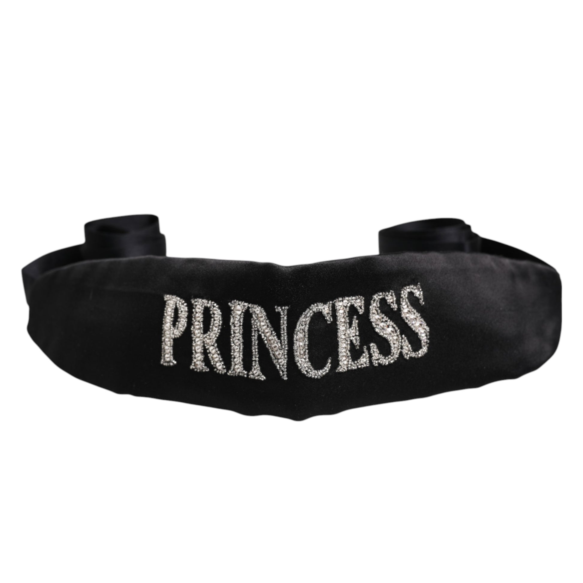 Ceinture tressée Dolce & Gabbana noire Princesse Fantasy