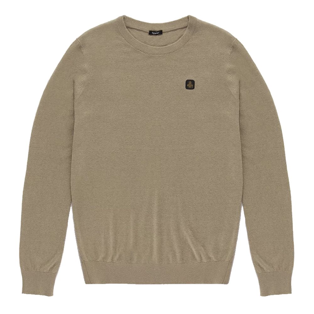 Refrigiwear – Beigefarbener Leinenpullover