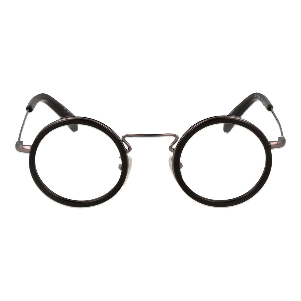 Lunettes Yohji Yamamoto en métal et plastique marron (monture)