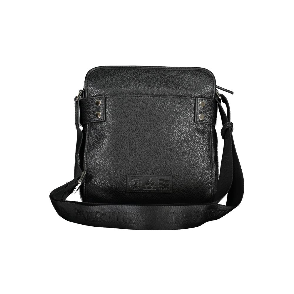 La Martina Black Polyethylene Shoulder Bag