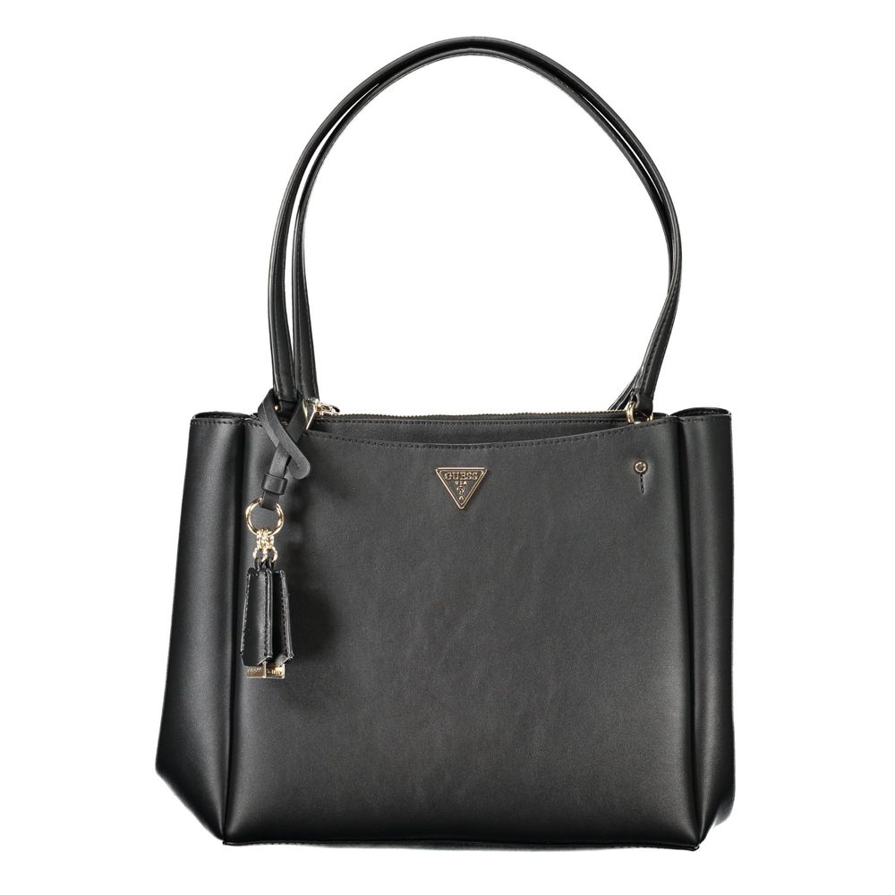 Sac à main Guess pour femme en polyuréthane noir