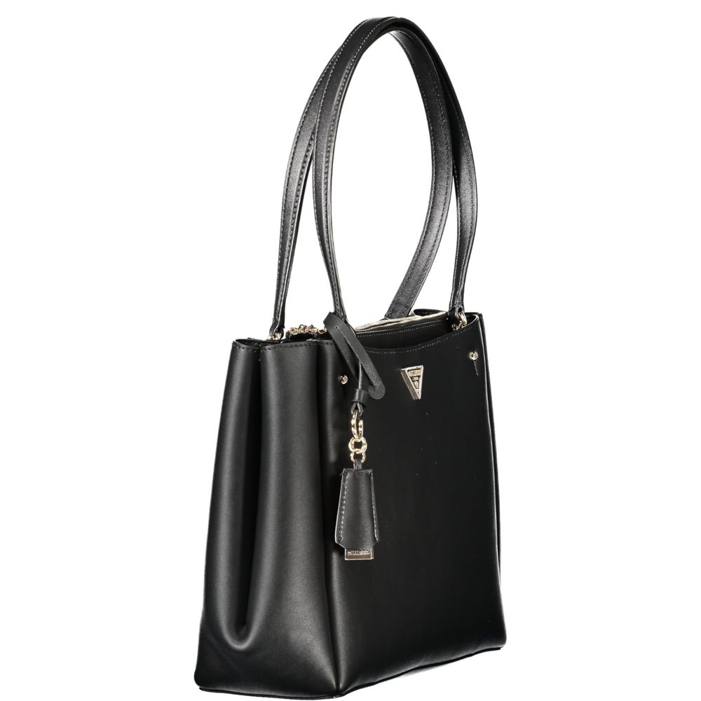Sac à main Guess pour femme en polyuréthane noir