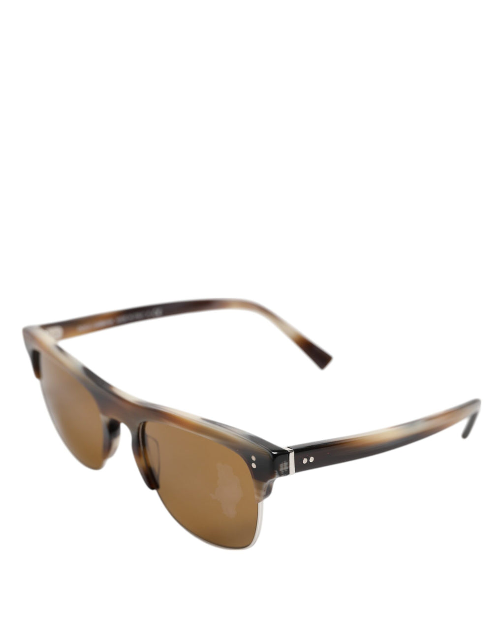 Dolce & Gabbana Brown Striped Acetate Square DG4305 Eyewear Sunglasses