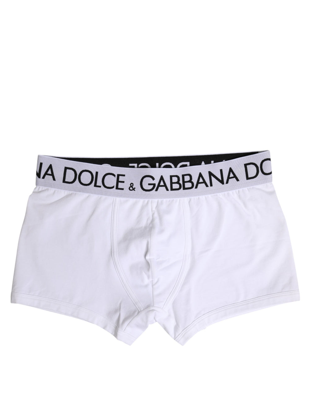 Sous-vêtements boxer Dolce & Gabbana en coton blanc stretch, coupe classique