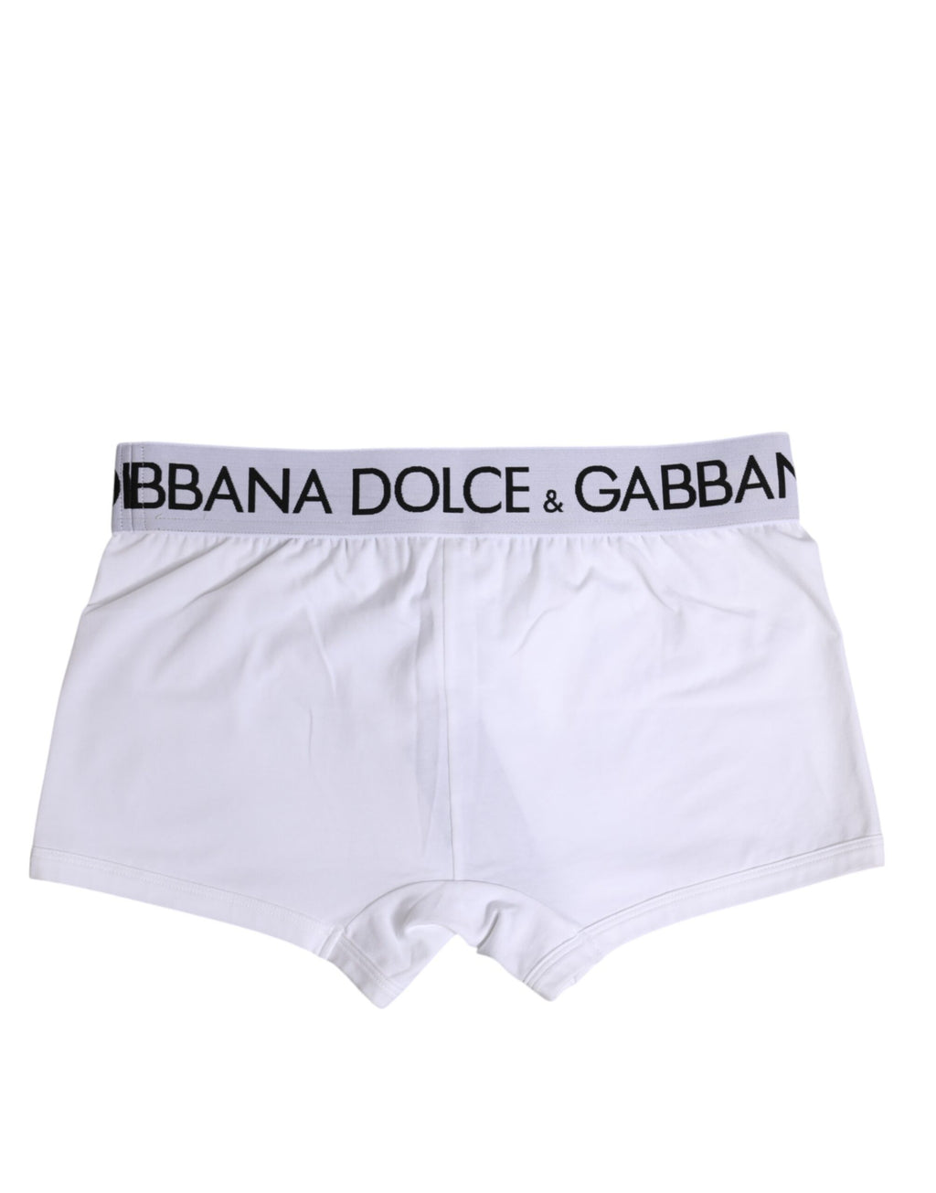 Sous-vêtements boxer Dolce & Gabbana en coton blanc stretch, coupe classique