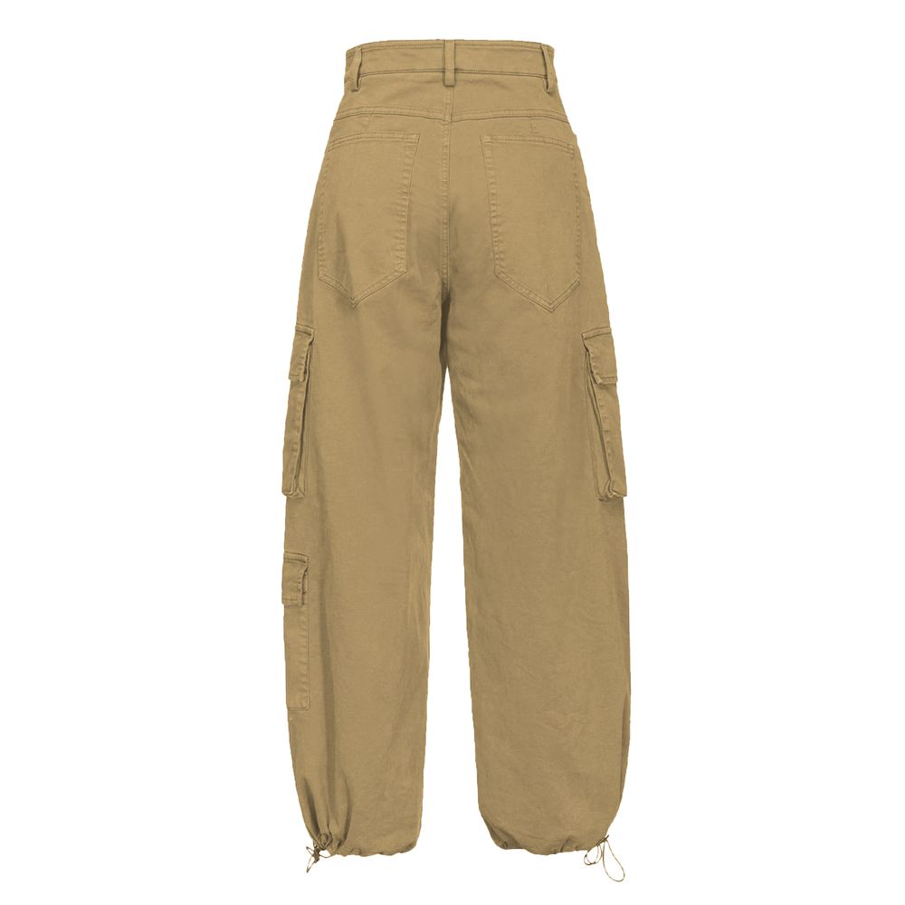 PINKO Beige Baumwolljeans &amp; Hose