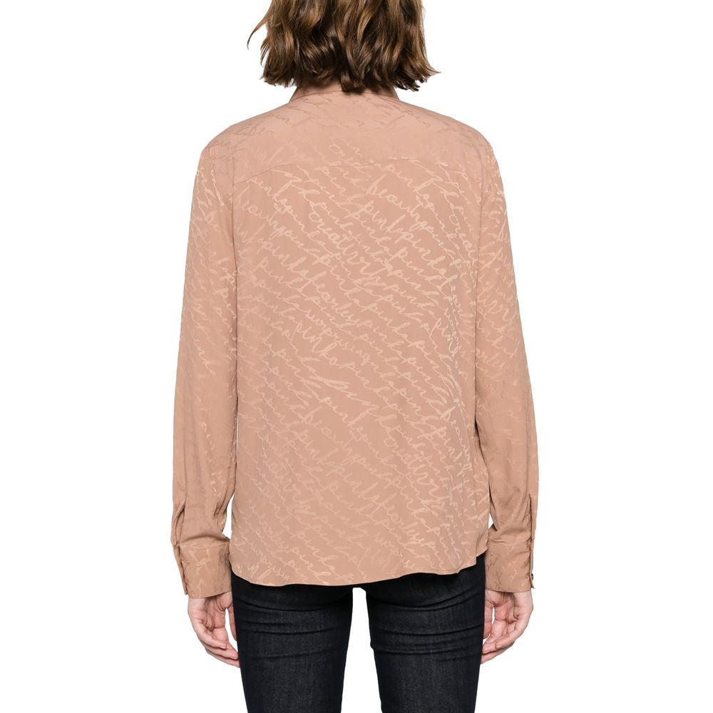 PINKO Beige Seidenhemd für Damen