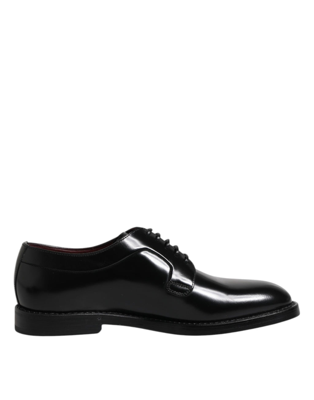 Dolce & Gabbana Schwarze Derbyschuhe aus Kalbsleder zum Schnüren