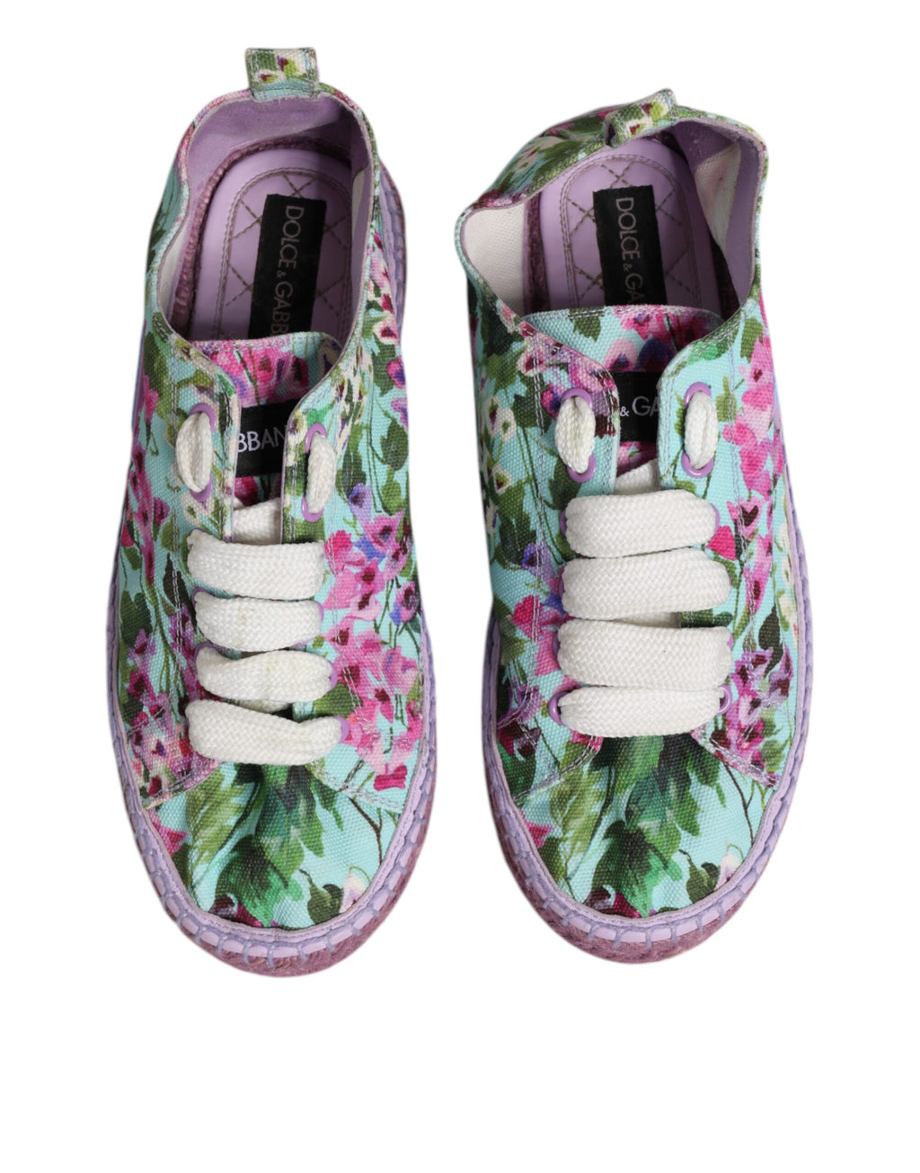 Chaussures Sneakers Espadrilles Toile Multicolore Dolce & Gabbana