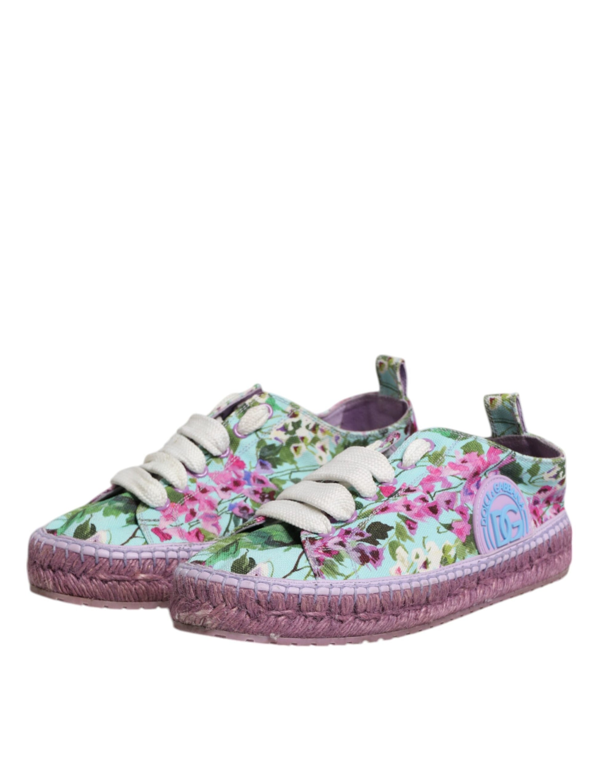 Chaussures Sneakers Espadrilles Toile Multicolore Dolce & Gabbana