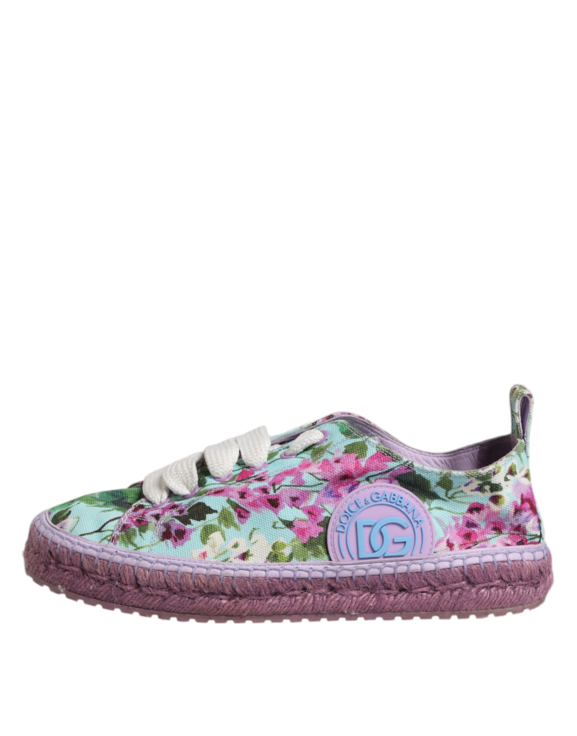 Chaussures Sneakers Espadrilles Toile Multicolore Dolce & Gabbana