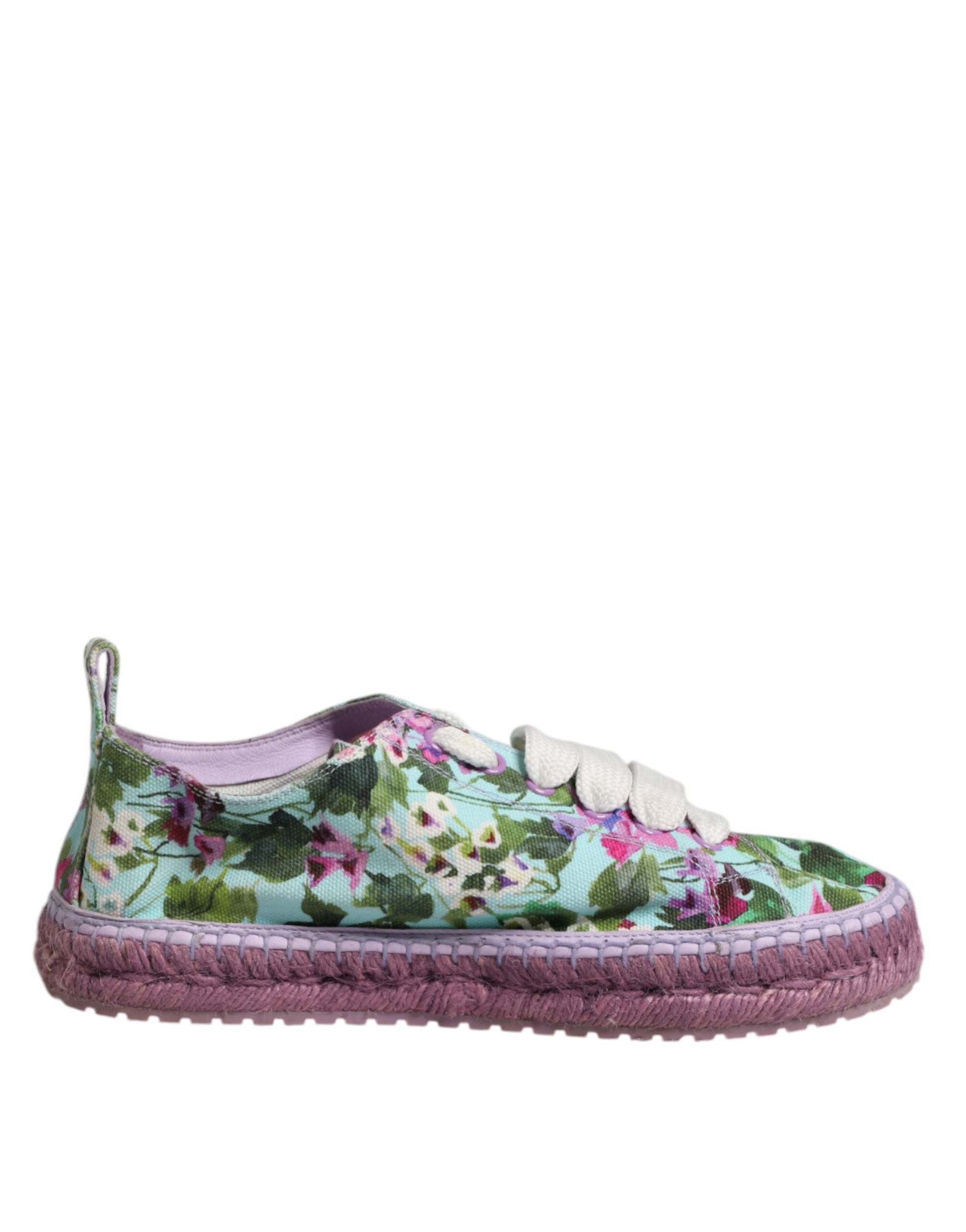 Chaussures Sneakers Espadrilles Toile Multicolore Dolce & Gabbana