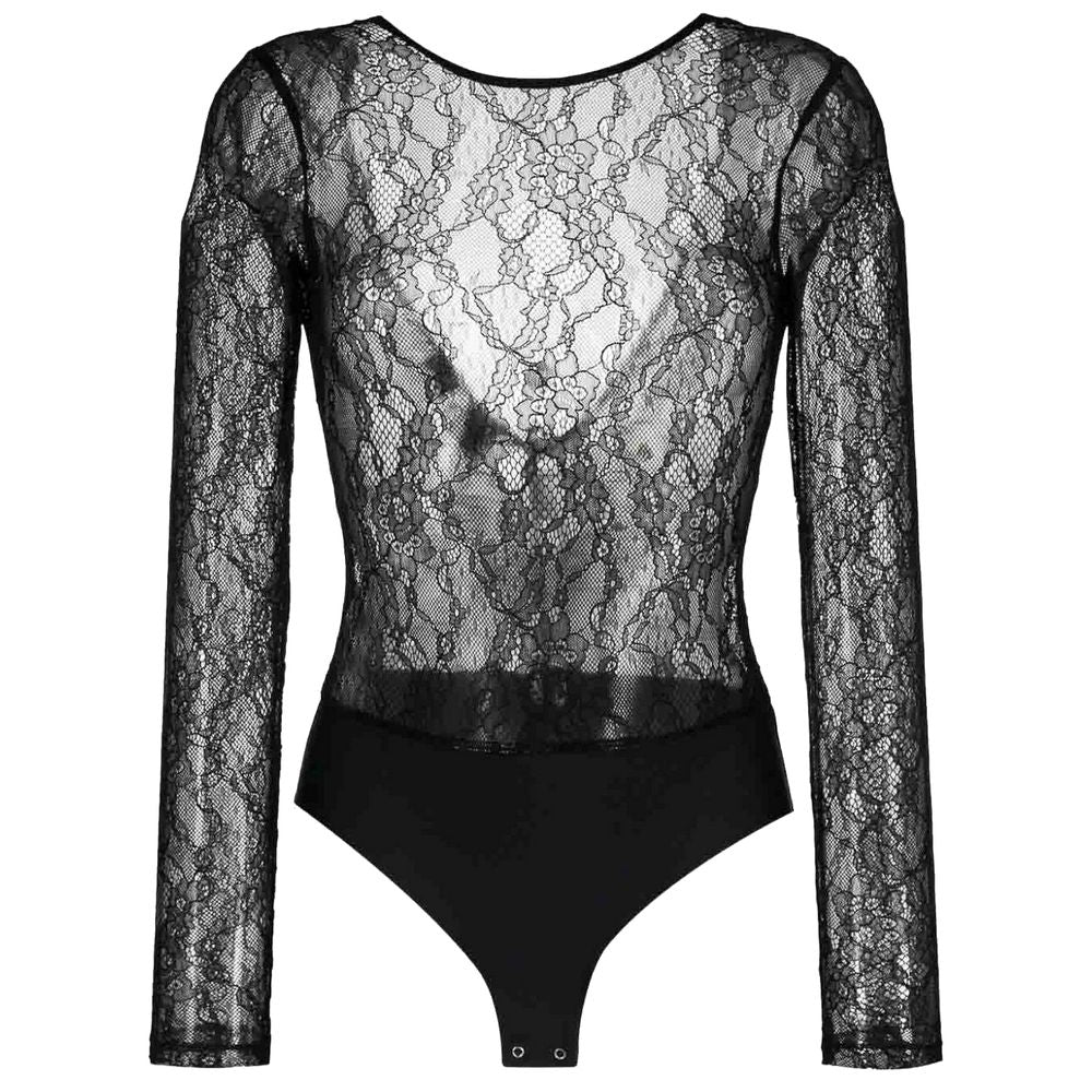 PINKO Schwarze Nylonoberteile und T-Shirts